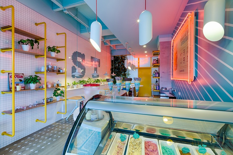 冰淇凌店室內(nèi)圖
