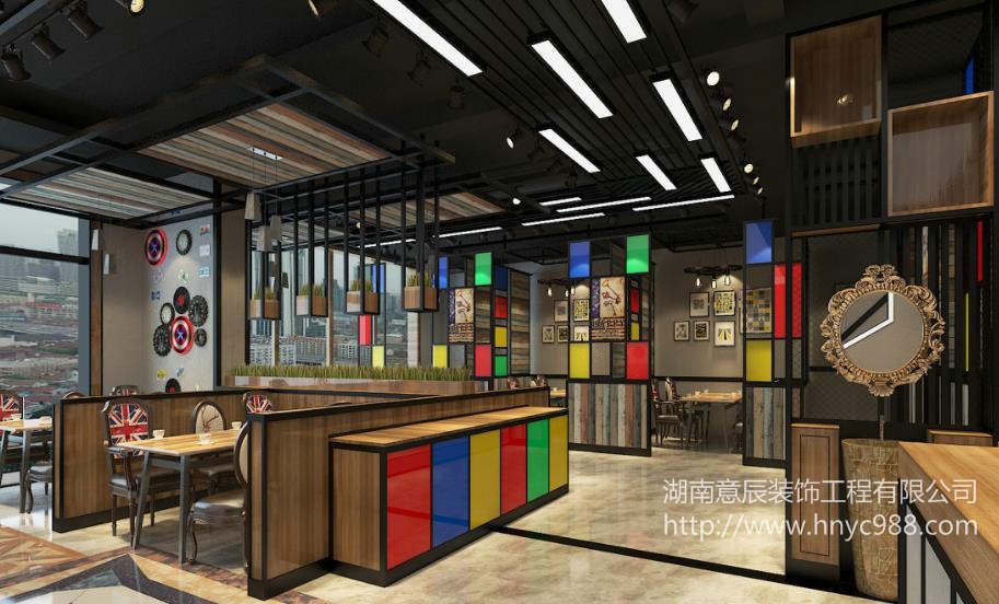 長沙工業(yè)風(fēng)餐廳裝修