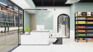 現(xiàn)代簡(jiǎn)約寵物店裝修設(shè)計(jì)