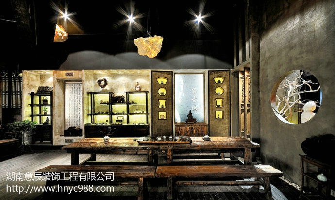 中式茶館會(huì)所裝修設(shè)計(jì)