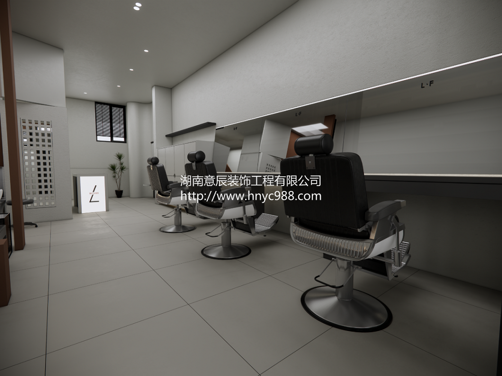 男士理發(fā)館裝修